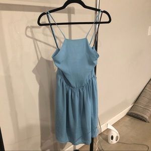Forever 21 Blue Mini Dress with Strappy Back